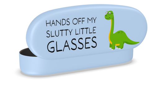 Slutty Little Glasses Dinosaur Case